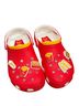 Crocs Red White Mule/Clog Size 9 - photo 1