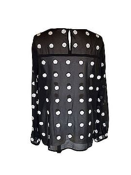 Pleione sheer polka-dot blouse Long Sleeve Blouse (view 2)