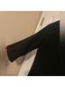 Alice + Olivia Solid Black Cocktail Dress Size 4 - photo 5