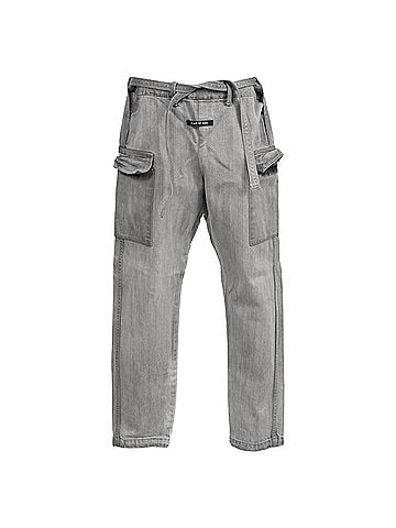 Fear of God Fear of God Jiu Jitsu Pants in Grey Denim (view 1)