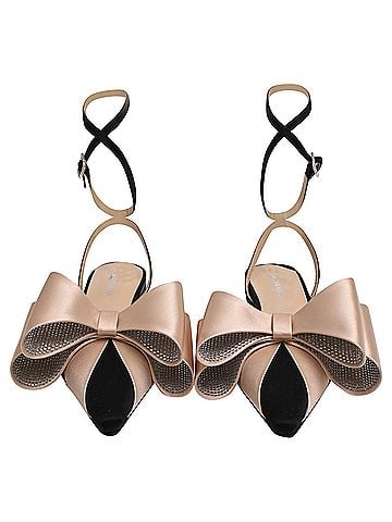 Mach & Mach Mach &amp; Mach Le Cadeau Wrap Strap Ballet Flats in Black Suede (view 2)