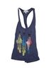 Wildfox Graphic Blue Tank Top Size S - photo 1