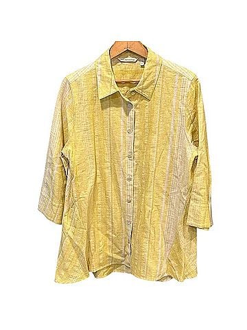 Soft Surroundings Livienne 3/4 Sleeve Button-Down Shirt (view 1)