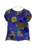 Tibi 100% Silk Floral Blue Blouse Size 0 - photo 1