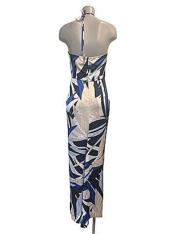 White House Black Market Satin Halter Maxi Dress Casual Dress (view 2)