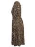 Torrid Animal Print Black Brown Tan Cocktail Dress Size 0 - photo 3