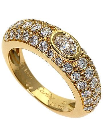 Cartier Cartier Mimi Diamond Ring, 18K Yellow Gold, Women's. (view 1)