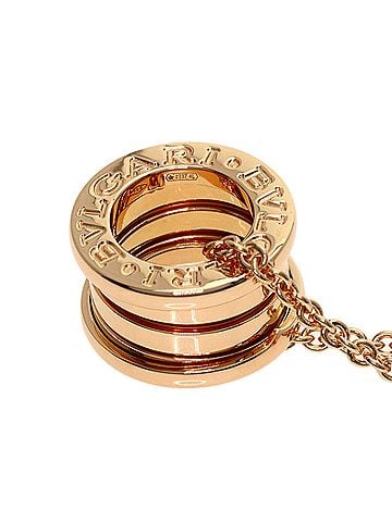 Bvlgari BVLGARI B-zero1 Necklace, 18K Pink Gold, Women's (view 2)
