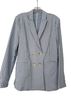 J. McLaughlin Checkered-gingham Blue White Blazer Size 8 - photo 2
