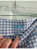 J. McLaughlin Checkered-gingham Blue White Blazer Size 8 - photo 4
