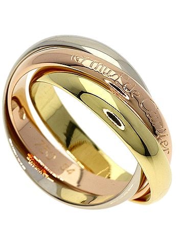 Cartier Cartier Trinity #54 Ring - 18K Yellow Gold/18K Pink White Gold Women's CARTIER (view 1)