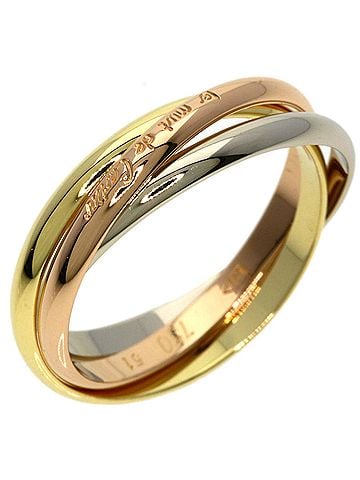 Cartier Cartier Trinity XS #51 Ring, 18K Yellow Gold/18KWG, Women's. (view 2)