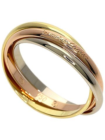 Cartier Cartier Trinity XS #54 Ring, 18K Yellow Gold/18KWG, Women's. (view 1)