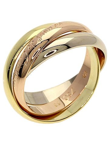 Cartier Cartier Trinity #53 Ring - 18K Yellow Gold/18K Pink White Gold Women's CARTIER (view 2)