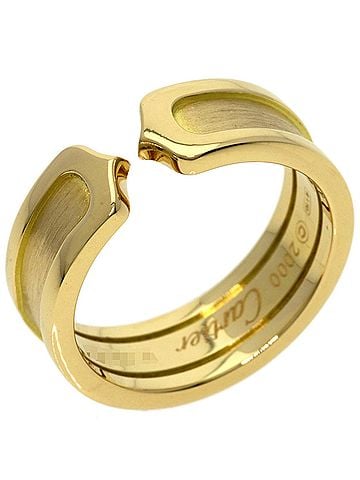 Cartier Cartier C2 Ring SM #53 Ring, 18K Yellow Gold, Women's, CARTIER (view 2)