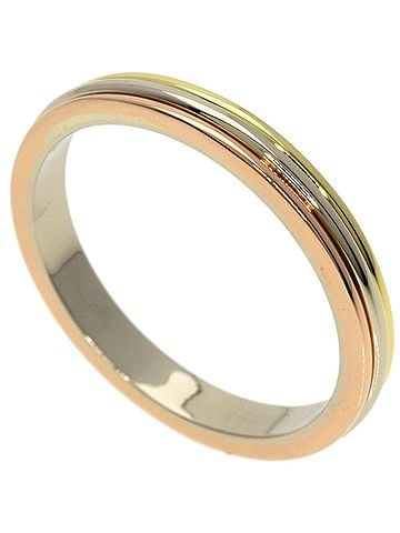 Cartier Cartier Three-Color #58 Ring - 18K Yellow Gold/18K Pink White Gold Women's CARTIER (view 1)