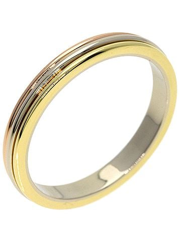 Cartier Cartier Three-Color #58 Ring - 18K Yellow Gold/18K Pink White Gold Women's CARTIER (view 2)