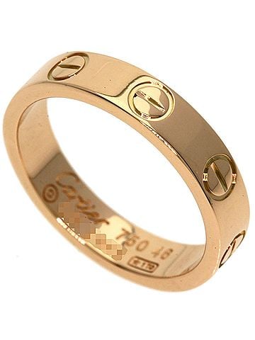 Cartier Cartier Love Ring #46, 18K Pink Gold, Women's Ring, CARTIER (view 1)