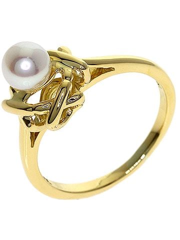 Tiffany & Co. Tiffany &amp; Co. Pearl Ring, 18K Yellow Gold, Women's. (view 2)