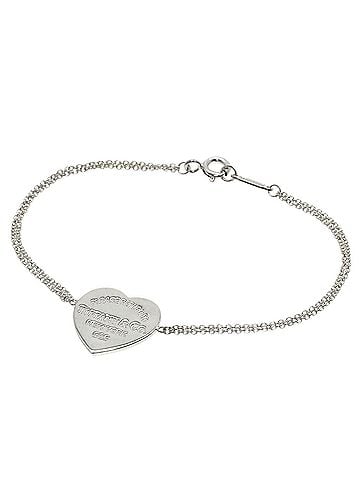 Tiffany & Co. Tiffany &amp; Co. Return to Heart Tag Double Chain Bracelet, Silver, Women's. (view 1)
