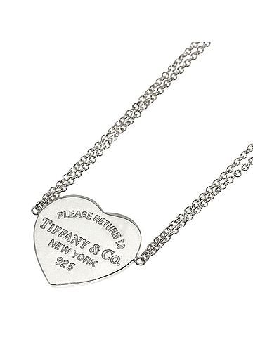 Tiffany & Co. Tiffany &amp; Co. Return to Heart Tag Double Chain Bracelet, Silver, Women's. (view 2)
