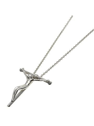 Tiffany & Co. Tiffany &amp; Co. Crucifix Necklace, Silver, Women's. (view 1)