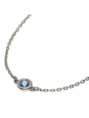 Tiffany & Co. Tiffany &amp; Co. By the Yard Aquamarine Bracelet, Silver, Women's. (view 2)