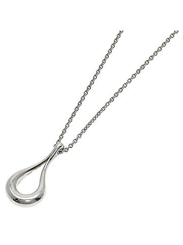 Tiffany & Co. Tiffany &amp; Co. Open Teardrop Necklace, Silver, Women's. (view 1)