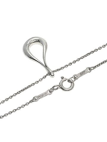 Tiffany & Co. Tiffany &amp; Co. Open Teardrop Necklace, Silver, Women's. (view 2)