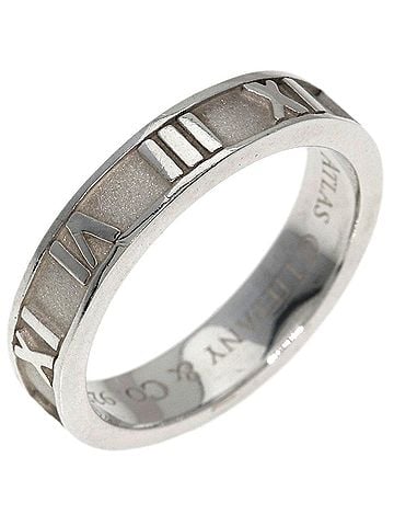 Tiffany & Co. Tiffany &amp; Co. Atlas Narrow Ring, Silver, Women's. (view 2)