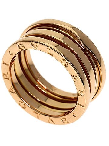 Bvlgari BVLGARI B-zero1 3-band ring #52, 18K pink gold, women's. (view 1)