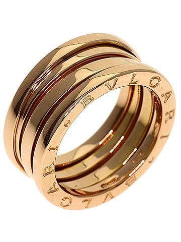 Bvlgari BVLGARI B-zero1 3-band ring #52, 18K pink gold, women's. (view 2)