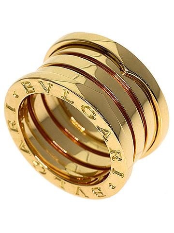 Bvlgari BVLGARI B-zero1 4-band ring #45, 18K yellow gold, women's. (view 1)