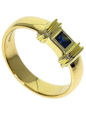 Tiffany & Co. Tiffany &amp; Co. Stacking Sapphire Ring, 18K Yellow Gold, Women's. (view 1)