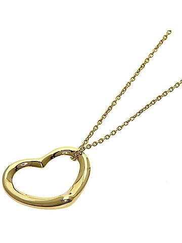 Tiffany & Co. Tiffany &amp; Co. Open Heart Necklace, 18K Yellow Gold, Women's. (view 1)