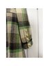 Juicy Couture 100% Wool Plaid Green Ivory Black Tan Coat Size S - photo 7