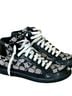 Coach Print Gray White Sneakers Size 9 - photo 2