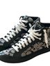 Coach Print Gray White Sneakers Size 9 - photo 3