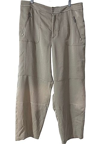 DKNY Zip Pocket Satin Pants Cargo Pants (view 1)