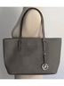 Michael Kors 100% Satin Gray Tote One size - photo 4