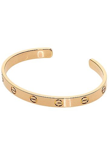 Cartier Cartier Open Love Bracelet #17, 18K Pink Gold, Women's Bracelet, CARTIER (view 1)