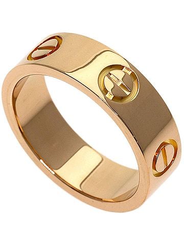 Cartier Cartier Love Ring #49, 18K Pink Gold, Women's Ring, CARTIER (view 1)