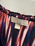 Michael Kors Print Multi Color Short Sleeve Blouse Size L - photo 3