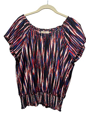 Michael Kors Short Sleeve Blouse (view 1)