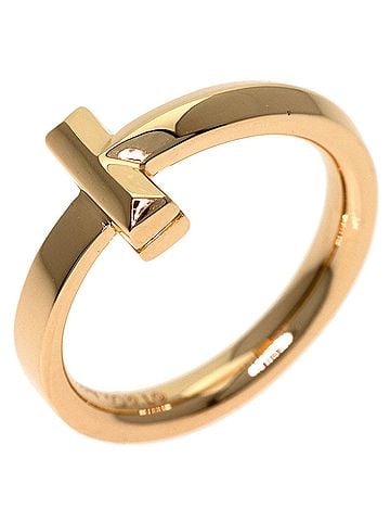 Tiffany & Co. Tiffany &amp; Co. T One Narrow Ring, 18K Pink Gold, Women's Ring. (view 2)