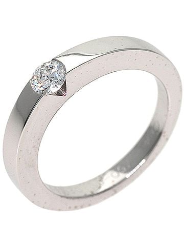 Cartier Cartier Date with Diamond #50 Ring, 18K White Gold, Women's. (view 2)