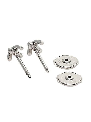 Tiffany & Co. Tiffany &amp; Co. Cross Signature Diamond Earrings, Platinum PT950, Women's. (view 2)