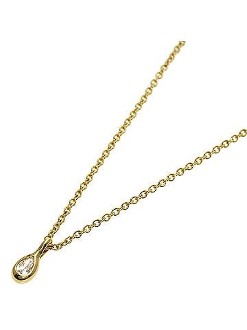 Tiffany & Co. Tiffany &amp; Co. By the Yard Pear Shape Diamond Necklace, 18K Yellow Gold, Women's. (view 1)