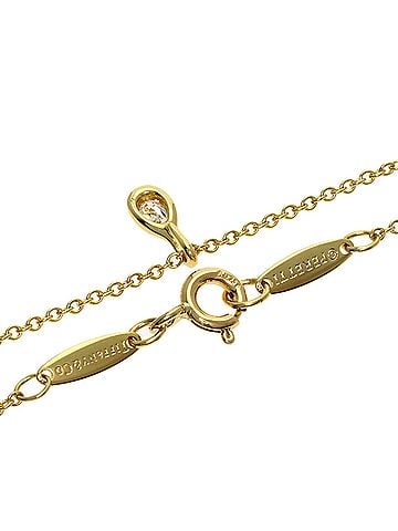 Tiffany & Co. Tiffany &amp; Co. By the Yard Pear Shape Diamond Necklace, 18K Yellow Gold, Women's. (view 2)