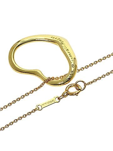 Tiffany & Co. Tiffany &amp; Co. Open Heart Necklace, 18K Yellow Gold, Women's. (view 2)